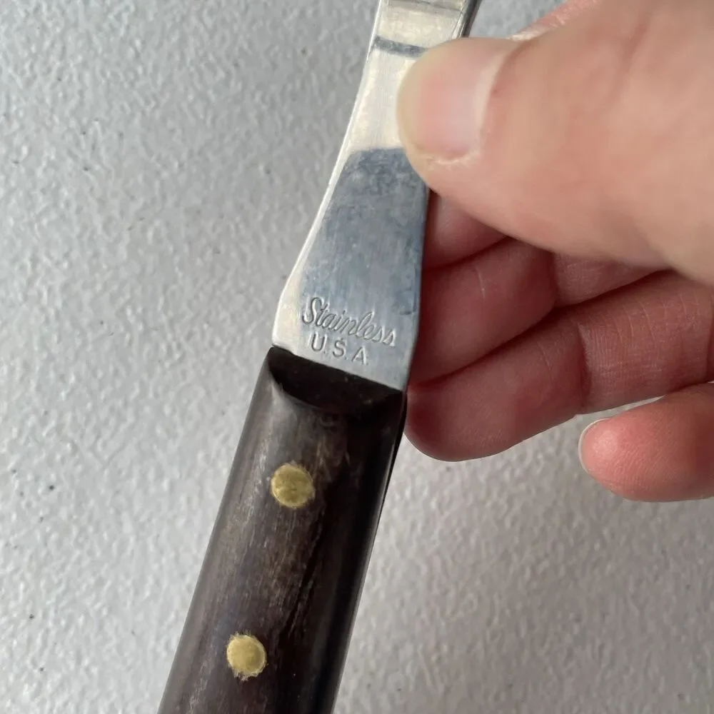 Vintage Carving Fork Made in USA Stainless Steel 9